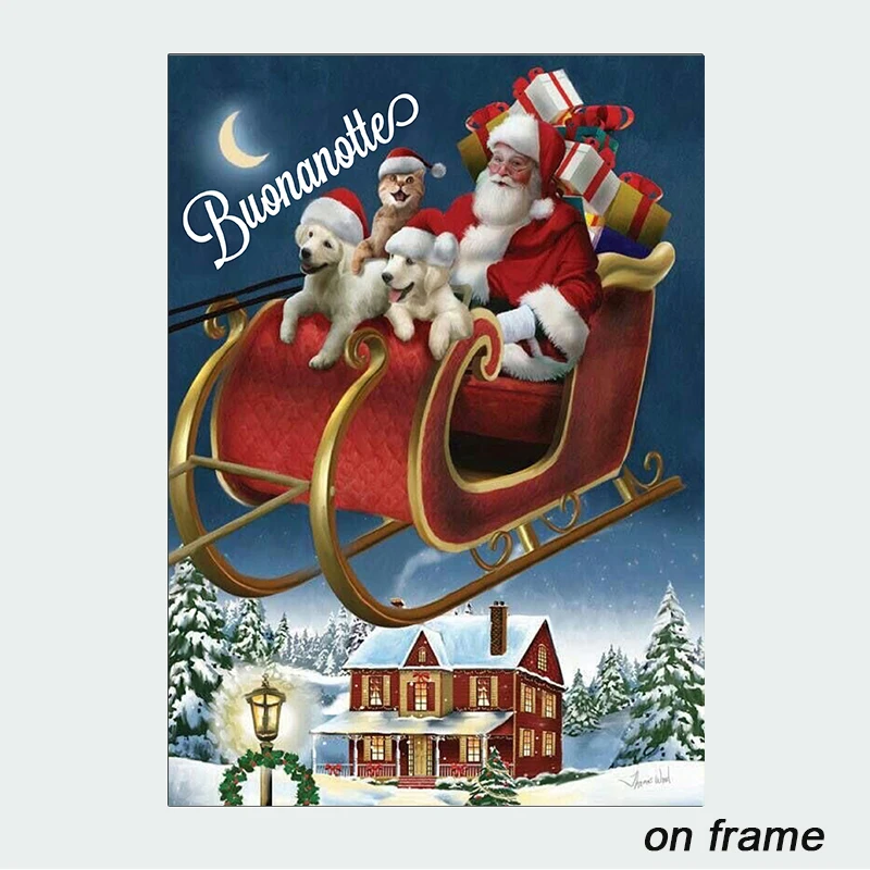 MUTU Рождественская фотография холст картина домашний декор Современная Настенная Художественная печать и плакаты Санта-Клаус для гостиной без рамки