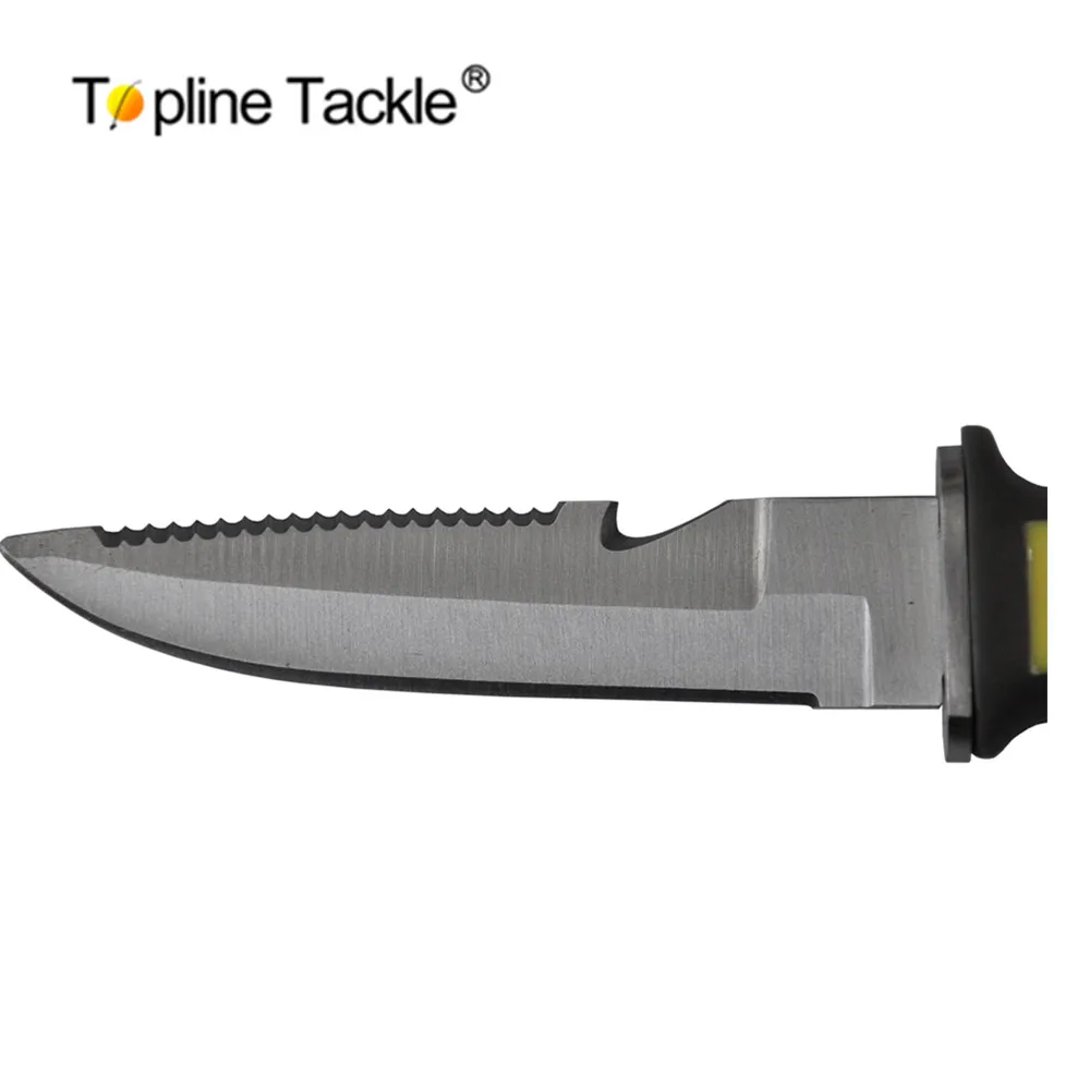 

5pcs 4.5"Topline Tackle New Fishing Floating Fishing Knife Stainless Steel With Plastic Sheath Ceramic Knife Sharpener