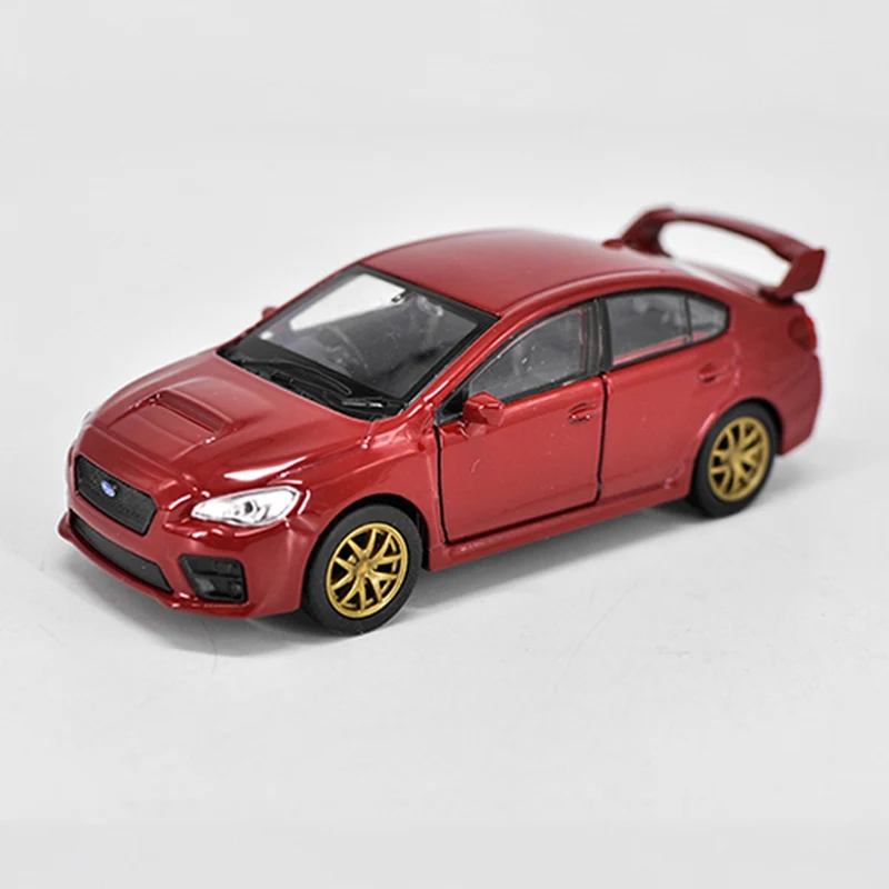 Hommate моделирование Welly 1:36 Subaru Impreza WRX STI модель автомобилей сплав литья под давлением модель игрушечной машины металлические Машинки Игрушки для детей - Цвет: Red