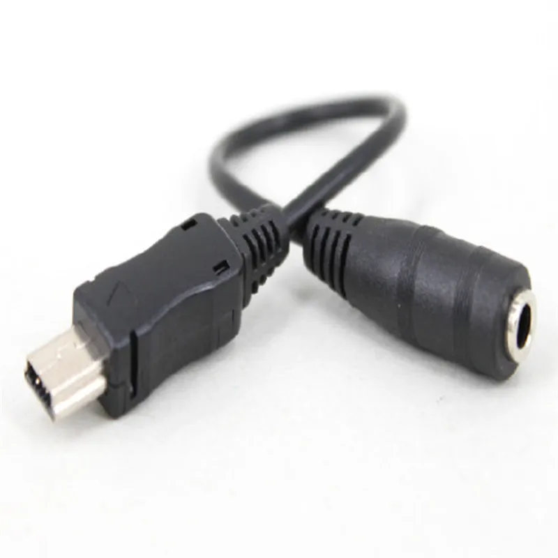 Мини USB мужчина к 3,5 мм Jack для аудиокабеля с разъемом типа "мама" шнур для Motorola V3 аудио адаптер для кабельного шнура