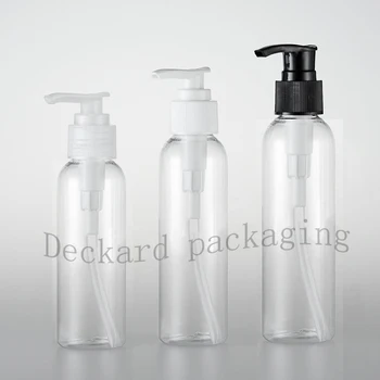 

30pcs 120ml/150ml/200ml Cosmetic Bottles Sample Pump Dispenser with round Heathy PET Cream, Shampoo, Detergent Container