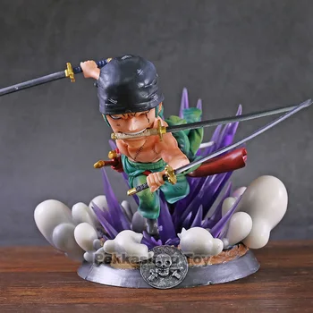 

Anime One Piece SD Roronoa Zoro Fighting Ver. PVC Figure Collectible Model Toy