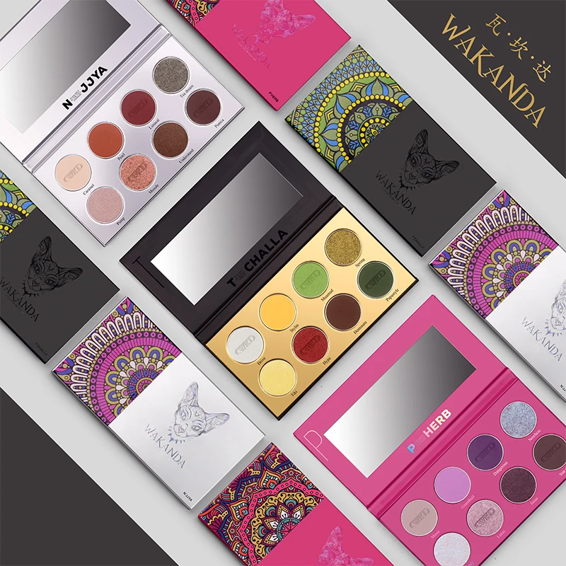 Skup 8 kolorów paleta cieni do powiek Shimmer Shining paleta do makijażu brokat Pigment Smoky paleta cieni do oczu kosmetyczny matowy makijaż Pallete