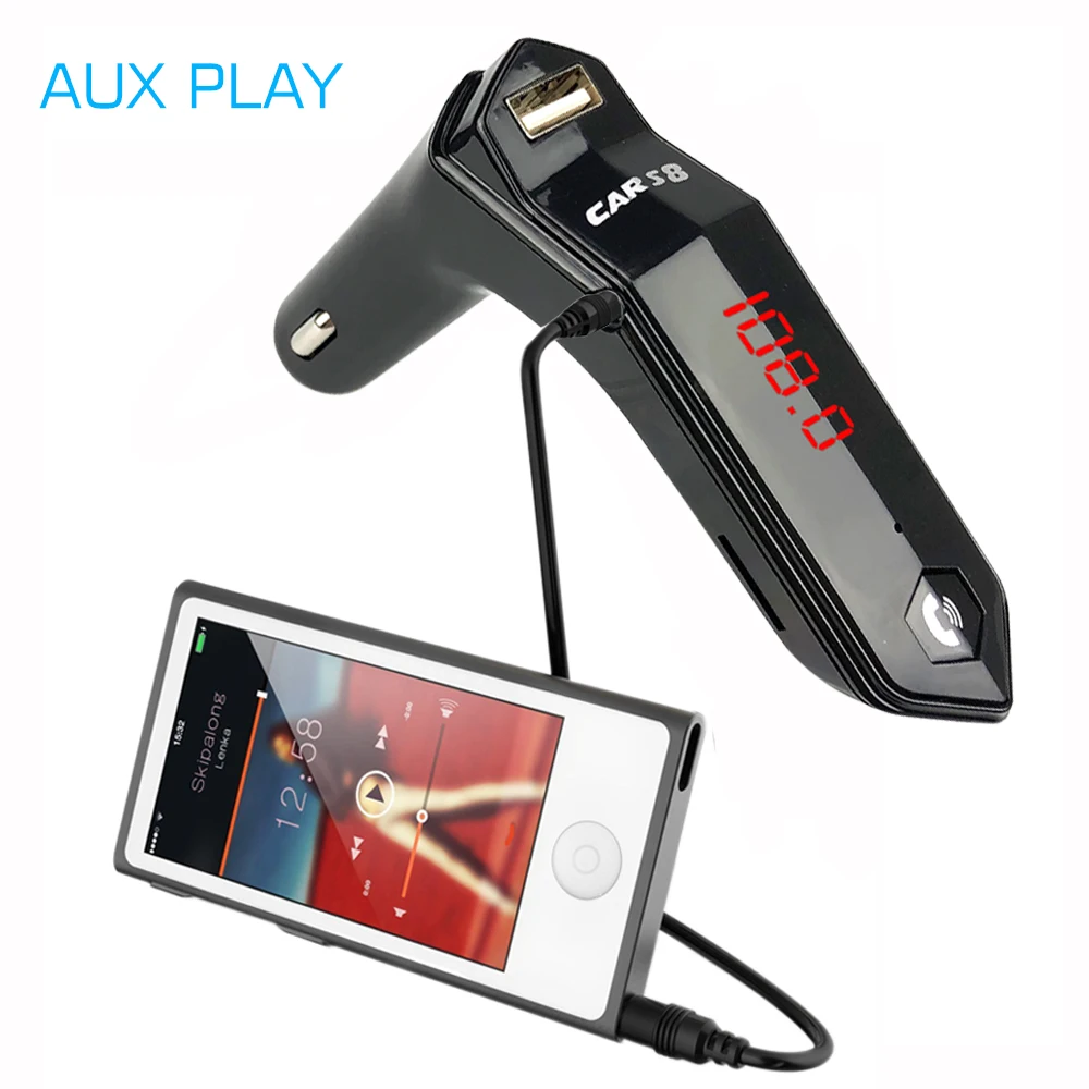 E0193 S8 Bluetooth FM Transmitter Car MP3 Player-6