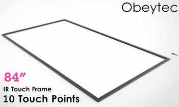 

84inch 10 Touch Points IR Touch Frame, Driver Free, Support Windows/ Linux/ Android, Without Glass, Customrized Support