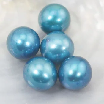 

Wholesale Hot Sale AAA grade Colorful Pearl Perfect Circle Round 7-8 MM Pearl Loose beads 20pcs/lot party best present LR029