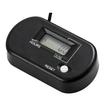 

Resettable Hour Meter for gas engine Motocross Marine ATV Motorcycle Snowmobile jet ski lawn mower snowblower UTV jet boat
