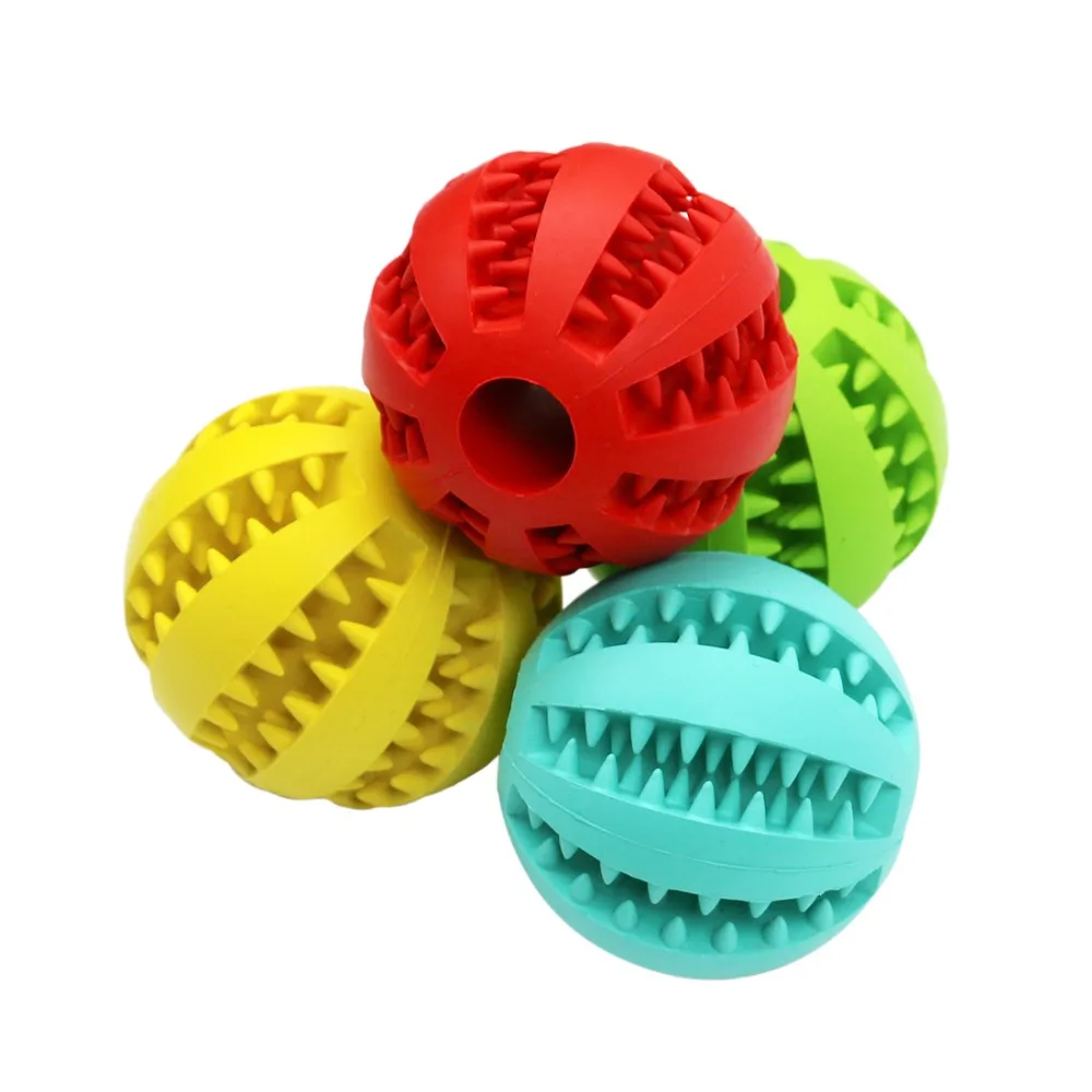 New Pet Dog Toys Extra tough Rubber Ball Toy Funny Interactive