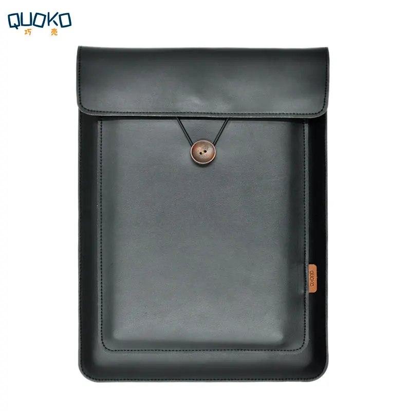 Double Layer High Capacity Laptop Bag cover,Microfiber Leather laptop