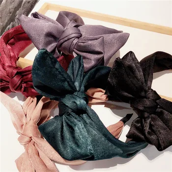 

Fashion Black Red Bow hairband Women Girls Fashion Sexy Rabbit ears Dot Hair Hoop headwear Hair Accessories