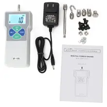 SF-100 портативный измеритель давления и тяги Цифровой Динамометр 100N 100-240V EU/US Plug