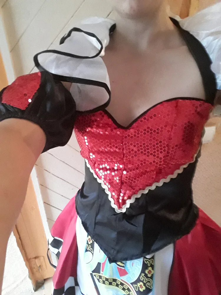 3 шт. женские костюмы королевы сердца для Хэллоуина|queen of hearts costume|queen heartsred queen |
