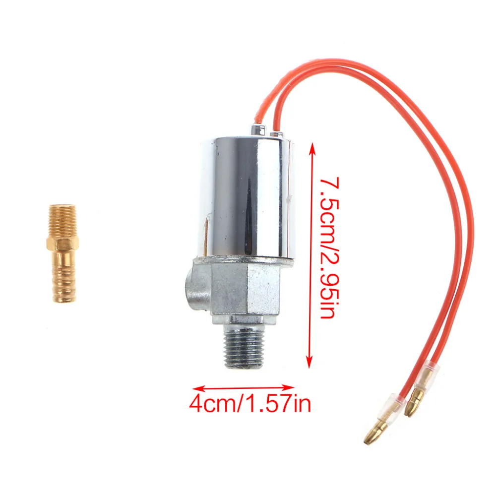 DC 12V 1/" Автомобильный металлический поезд клаксон грузовика Электрический электромагнитный клапан многоцветные и клаксон рога