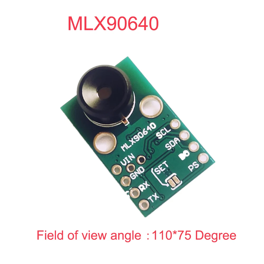

MLX90640 IR 32*24 Infrared Temperature Measuring Dot Matrix Sensor Breakout Thermal Imager Module MLX90640BAA 110*75 Degree