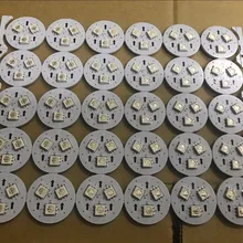 26 мм Диаметр WS2811 блок печатных плат с 3 шт. 5050 SMD RGB светодиодный, 0,72 W; DC12V вход