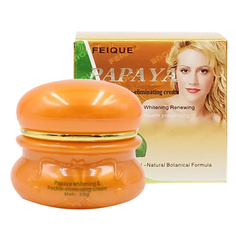 

Papaya Face Cream Hydrating Dilute Freckle Lighten Melanin Brighten Skin Color Facial Whitening Cream Skin Care