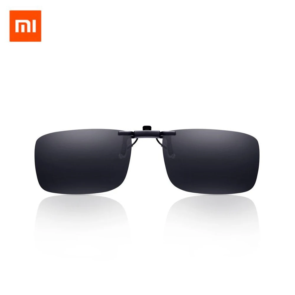 

Xiaomi Original TS Clip-on sunglasses TAC Polarized lens zinc-alloyUVA/UVB shielding 110 Degree random upturn for Travel outside