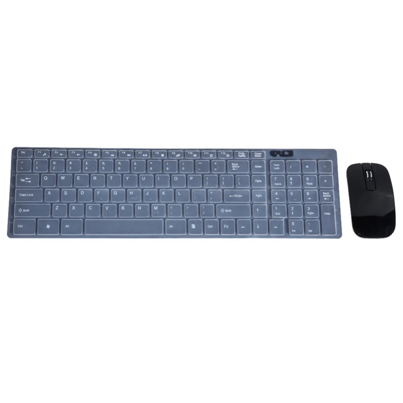 Ультра тонкий 2.4 г Беспроводной Keyboard Dock оптический Мышь комплект с комилект черный Комплекты клавиатура-мышь