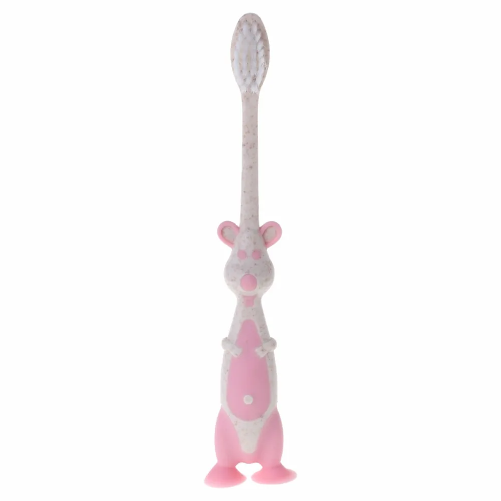 Baby Toothbrush Wheat Straw Soft Bristles Teeth Dental Care Kids Hygiene Health