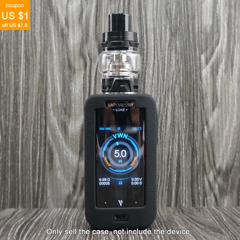 غطاء من السيليكون ل Vaporesso لوكس 220 W TC عدة الجلد غطاء للكم التفاف قذيفة هلام صالح vape Vaporesso لوكس 220 W وزارة الدفاع درع