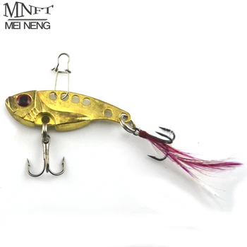 

MNFT 6PCS/Pack Spoon Baits Vibrations 7.5g Metal Vib Wobbler Fishing Hard Lures Bass Spoon Crank Bait Fishing Tackle Swivel Lure