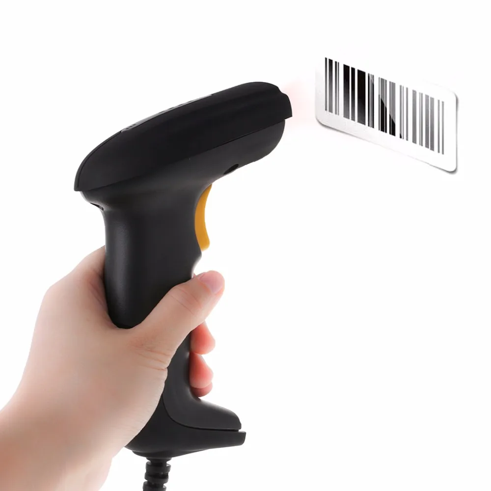 

USB Automatic Image Scanning Wired Handheld 2D & 1D Laser Barcode Scanner Reader