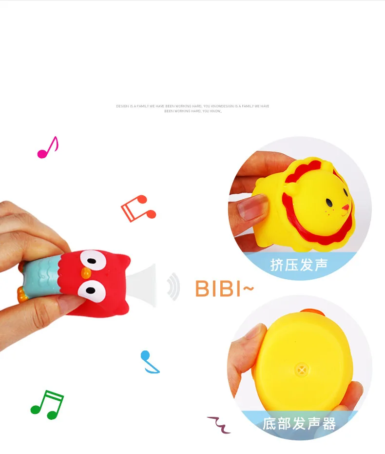 Beiens игрушки для ванной 7pcs малышей уточка сетка игрушек в ванную пляжные бассейн