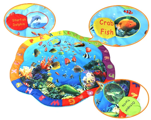 ocean world baby play mat