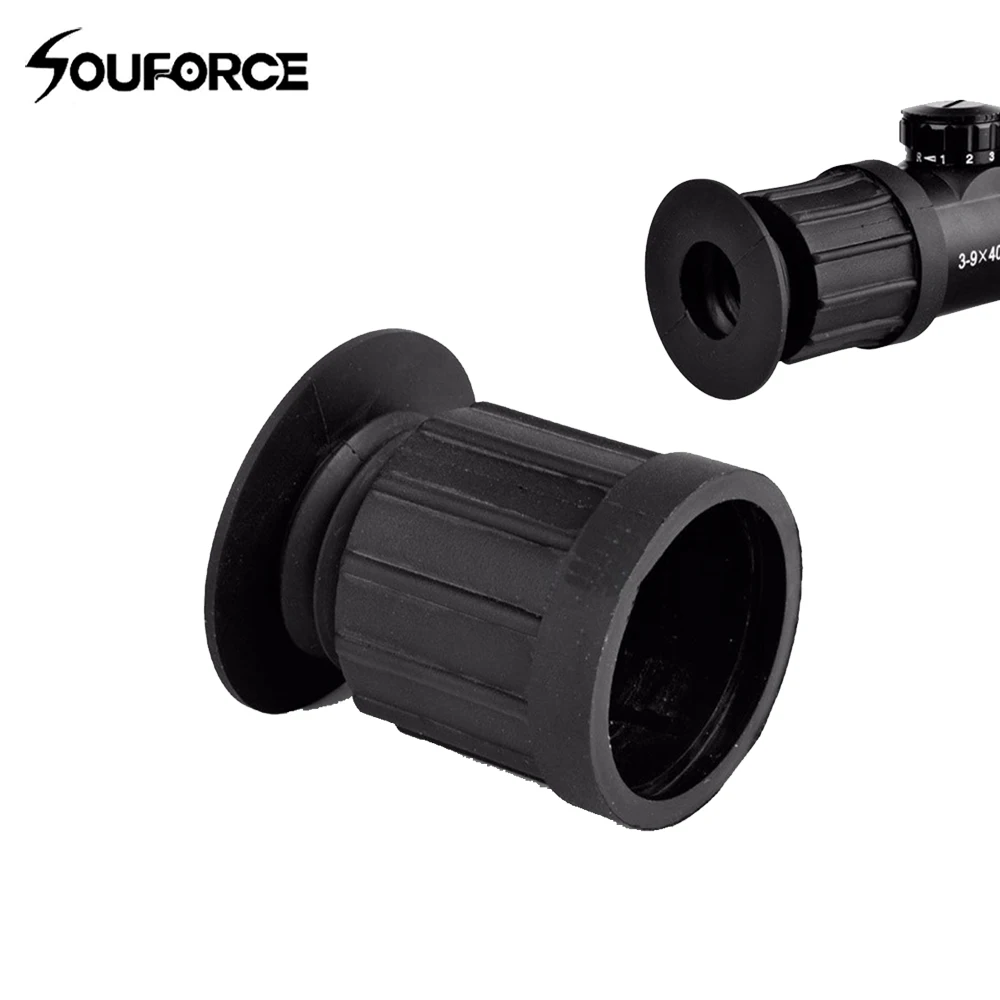 1Pc 60 mm&40 mm Scope Lens Cover Black Rubber 40 mm Ocular Eye