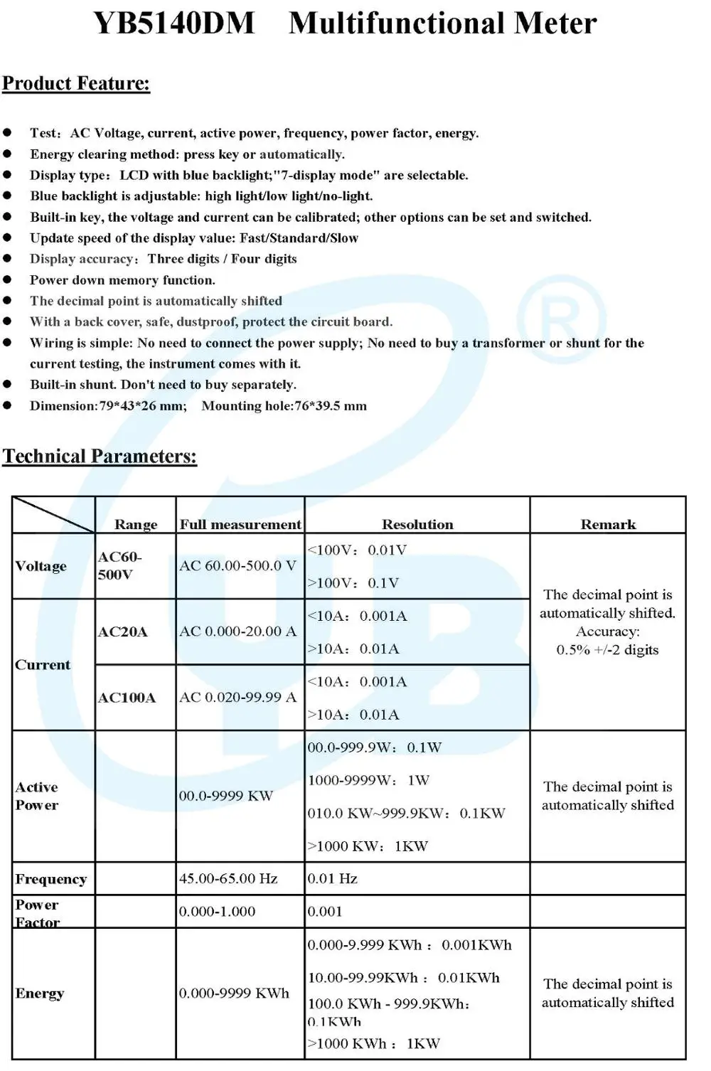 YB5140DM-AC_Page_1 