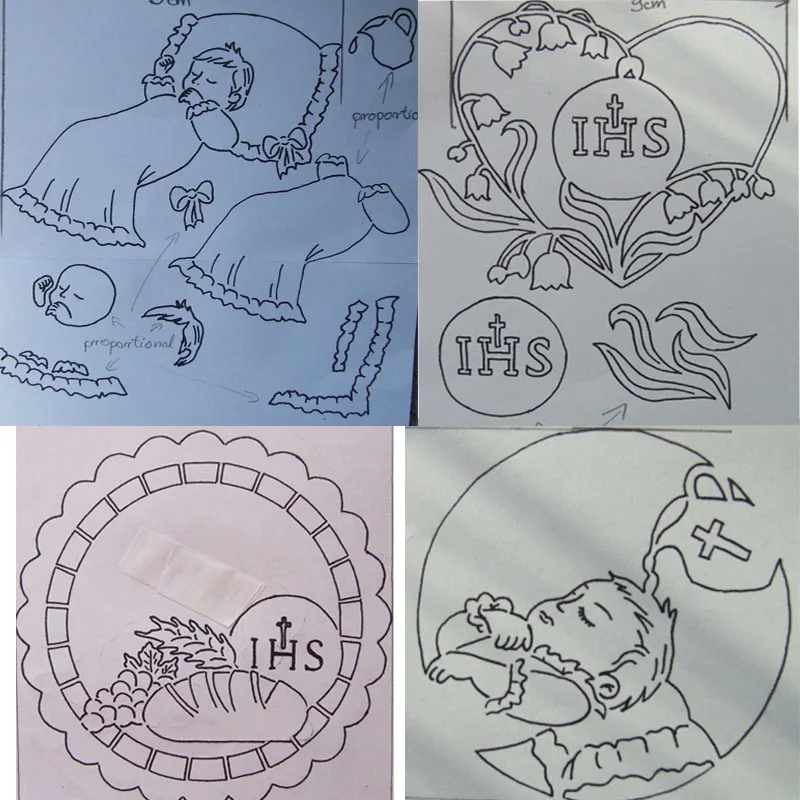 

Estel Baby Baptism Communion IHS Metal Steel Cutting Dies Handcraft Embossing Die Stencil for DIY Scrapbooking Album Card