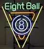 Custom Eight Ball Shop 8 Neon Light Sign Beer Bar