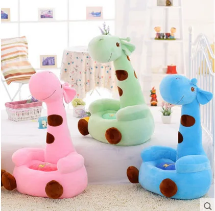 Детские диваны, детская мебель, портативное Детское Кресло-мешок, детское кресло, скандинавский складной zitzak гаджет жираф, Детская плюшевая игрушка