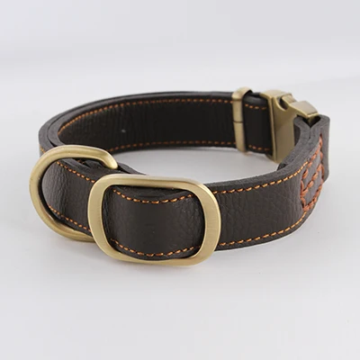 2016 COCA Brand Genuine Leather Adjustable Pet Dog Collar ...