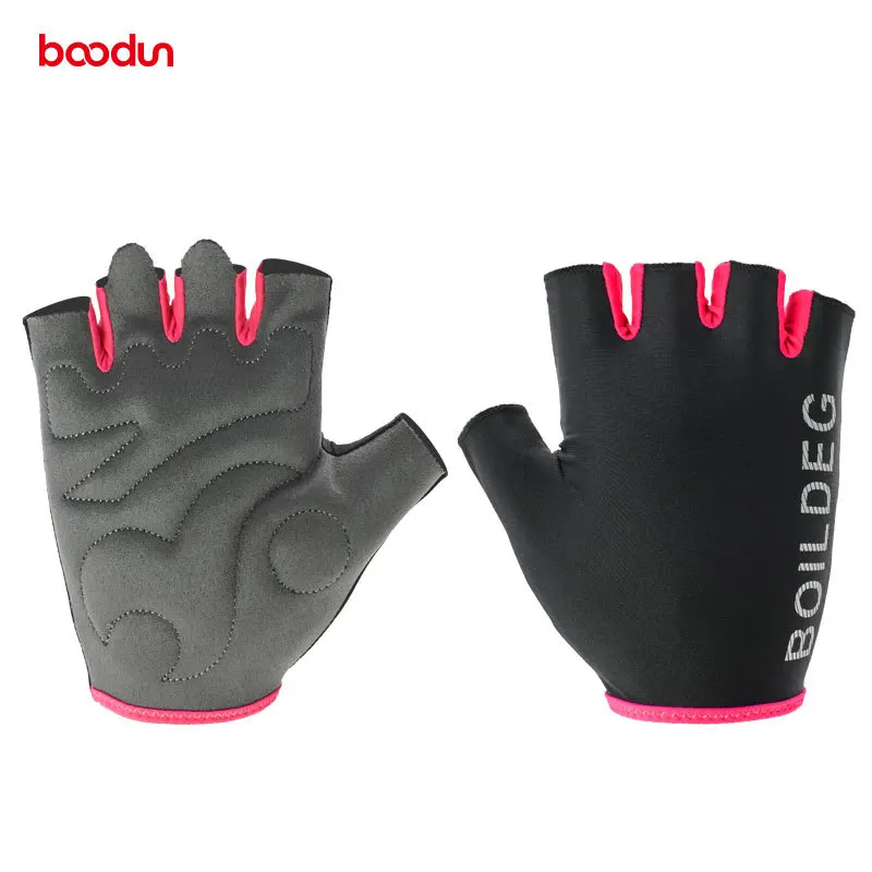 BOODUN Men Women Half Finger Cycling Gloves MTB Bike Anti-Static Washable Breathable Soft Rainproof Non-Slip Shockproof Gloves BOODUN Men Women Half Finger Cycling Gloves MTB Bike Anti-Static Washable Breathable Soft Rainproof Non-Slip Shockproof Gloves