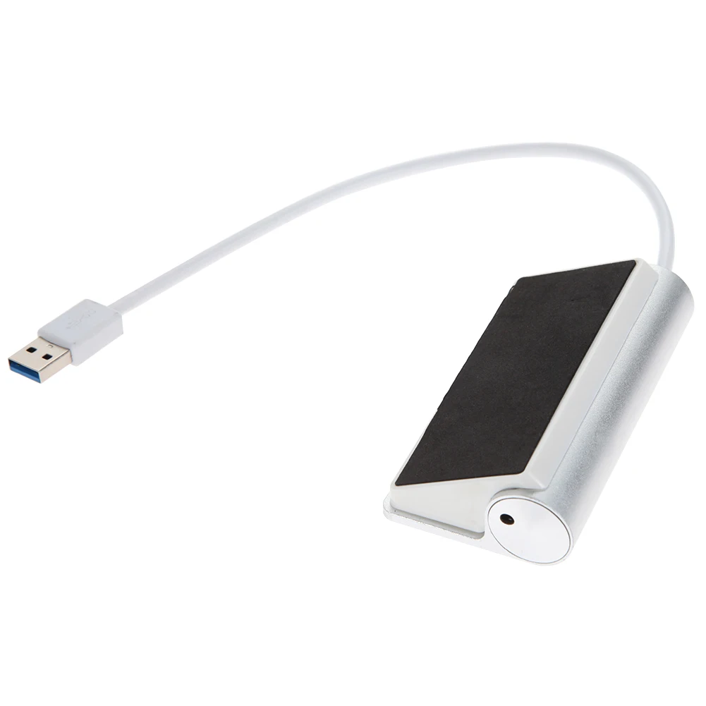 Высокая Скорость 4 Порты USB 3,0 Портативный Алюминий USB вцв Splitter адаптер зарядного 28 см длина кабеля для Macbook Air портативных ПК