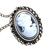 Fashion Vintage Lady Gentlewoman Shape Design Small Quartz Pendant Fob Pocket Watch With Sweater Necklace Chain Gift To Women ► Photo 3/4