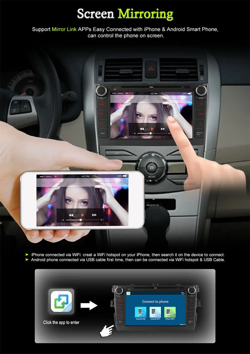 Cheap Ownice C500 Octa Core 2G RAM Android 6.0 Car DVD GPS For Toyota Corolla 2006-2011 Radio Support 4G SIM LTE Network 32G ROM 9