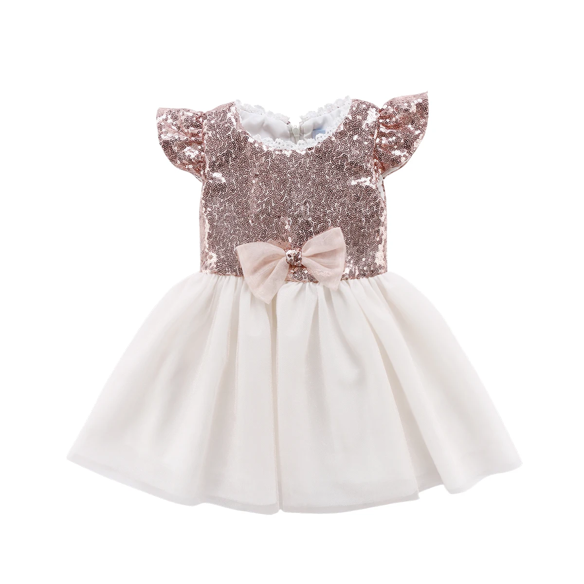 

Toddler Baby Kids Girls Clothes Party Princess Dress Sequin TuTu Midi Tiered Bow Cute Dresses Clothing Girl 1-6T