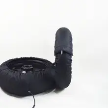 Цифровой аналоговый мотоцикл шин теплые один фиксированный температура Цвет и Размеры 110/120 AU ЕС и США Plug