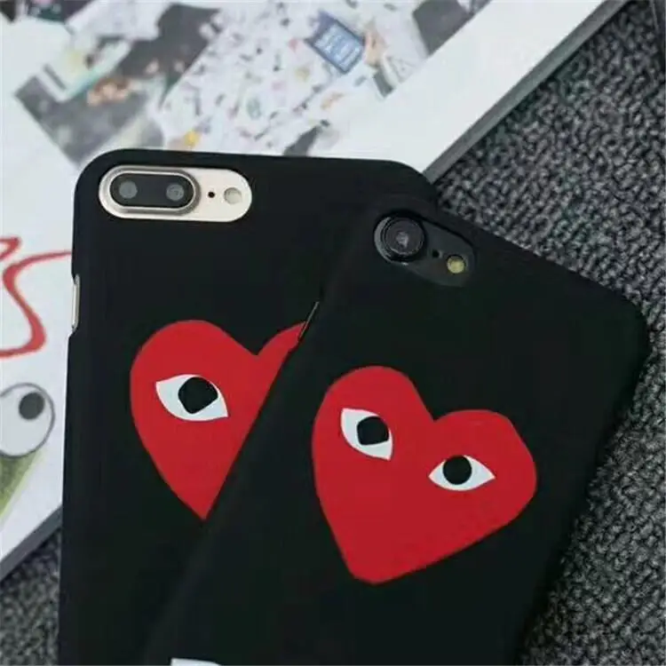 tand Caius lancering Luxury Famous brand CDG Play Comme des Garcons Matte Hard PC Protect Cases  For iphone 6s 6 6Plus 7 Plus Phone Cover coque case|case for iphone|case  for iphone 6scase brand - AliExpress