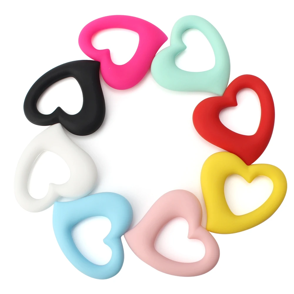 Heart Silicone Teether-6