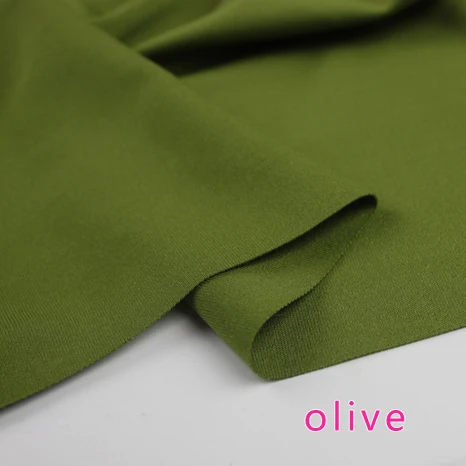 Стрейч Спандекс Ткань трикотажная ткань Подводное ткань юбка нижнее белье эластичные бикини ткани Купальники 6" на ярд - Цвет: olive