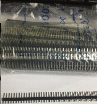

Free Shipping 200pcs 40Pin 2.54 mm 1X40P 1*40 Male Single Row Pin Header Strip PCB