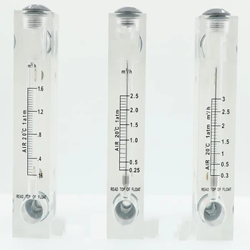 

0.1-1m3/h 0.16-1.6m3/h 0.3-3m3/h PMMA Panel Type Gas Float Flowmeter Air Flow Meter Rotameter Without Control Valve