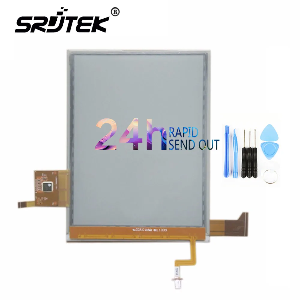 SRJTEK 6'' inch LCD display For ED060XH2(LF)-00 ED060XH2 E-ink HD screen with touch screen for ebook reader Free shipping SRJTEK 6'' inch LCD display For ED060XH2(LF)-00 ED060XH2 E-ink HD screen with touch screen for ebook reader Free shipping