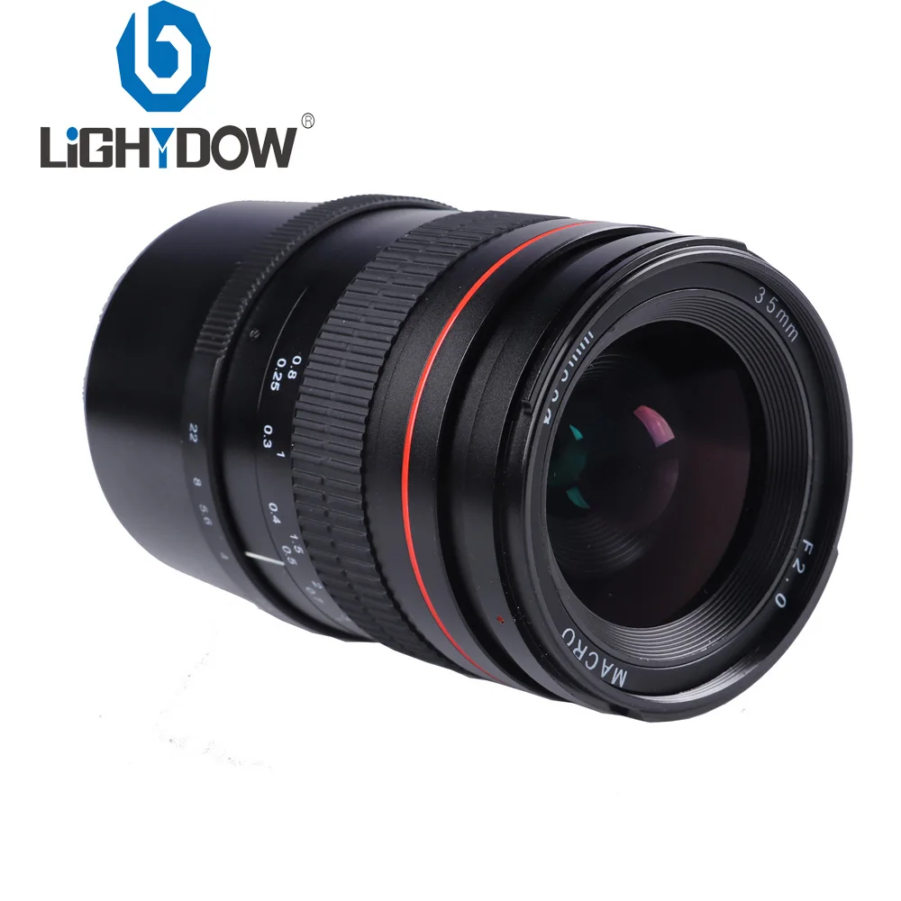 Объектив для камеры Lightdow 35 мм F/2 0 с фиксированным фокусом ручная линза Sony E Mount A7 A7M2