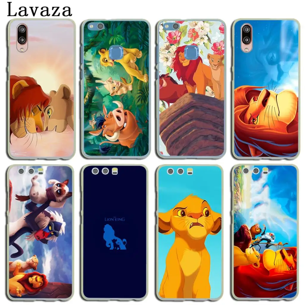 

Lavaza Cute The Lion King Cartoon Cover Case for Huawei P30 P20 P9 P10 Plus P8 Mate 20 Pro Lite Mini 2016 2017 P smart 2019