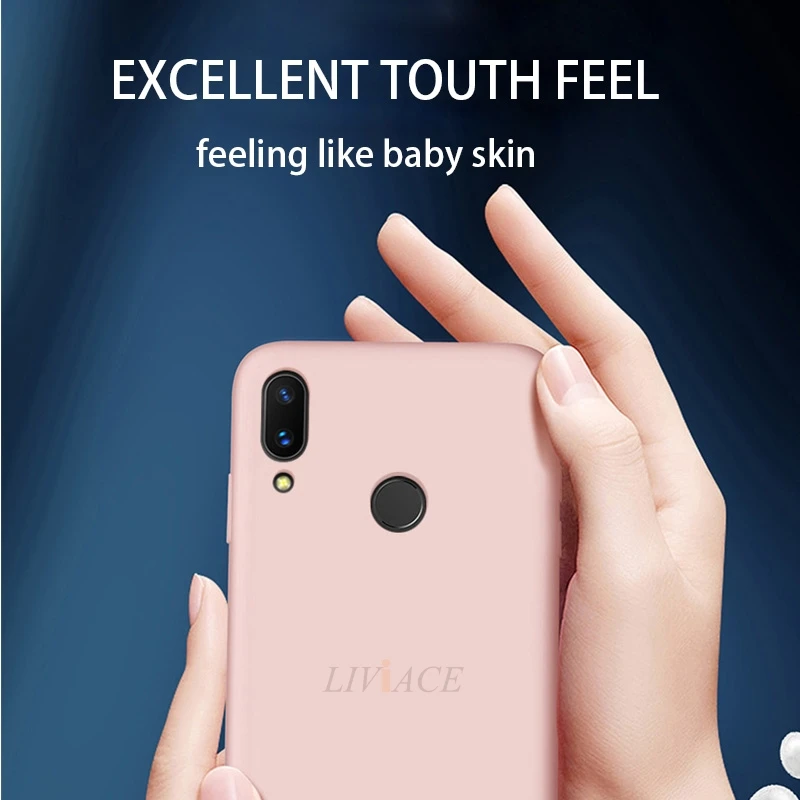 Оригинальный жидкий силиконовый чехол для телефона huawei nova 5 pro 5i 3 3i 3e 4 4e 2s 2i 2 plus