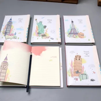 

1PCS 50636 South Korea Stationery Wholesale SXB32-8199 Name Pickup Light Pen Heart Lock Notebook